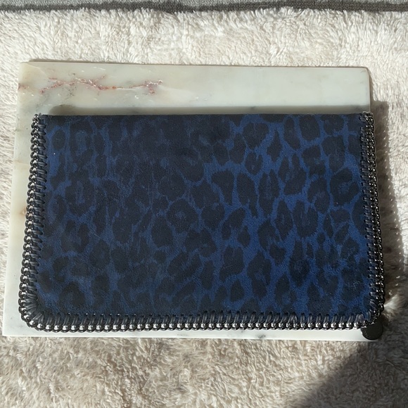 Stella McCarthy Falabella blue animal print Clutch - Picture 5 of 11